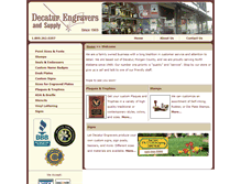 Tablet Screenshot of decaturengravers.com